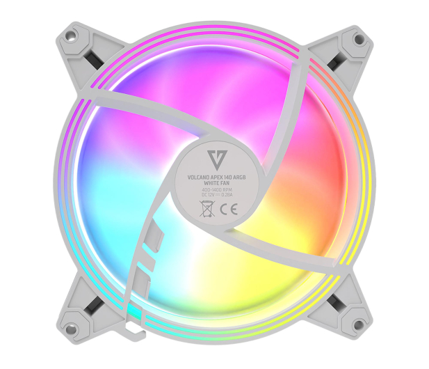 MODECOM Volcano Apex 140 ARGB White 140mm - 1331906 - zdjęcie 3
